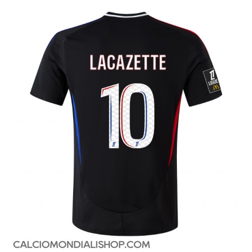 Maglie da calcio Olympique Lyonnais Alexandre Lacazette #10 Seconda Maglia 2024-25 Manica Corta